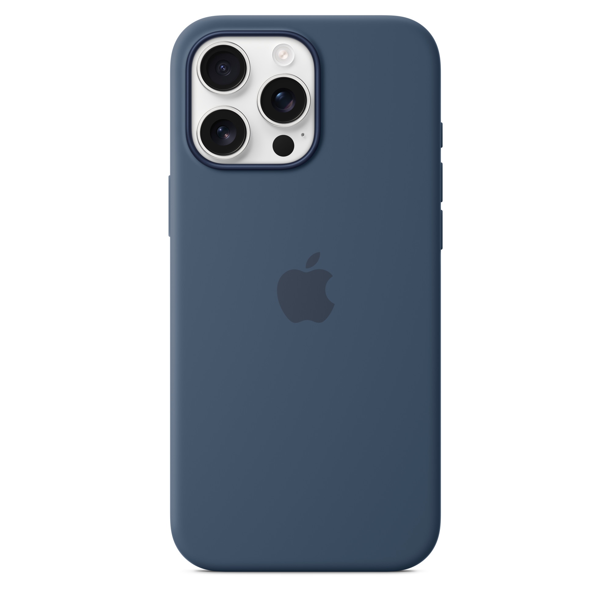 Husa de protectie Apple Silicone Case with MagSafe pentru iPhone 16 Pro Max - Denim