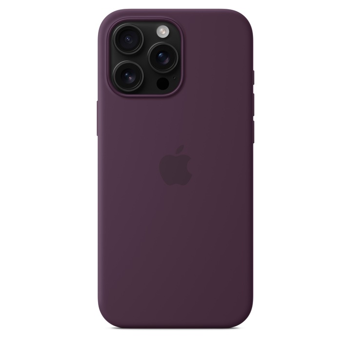 Предпазен калъф Apple Silicone Case with MagSafe за iPhone 16 Pro Max, Plum