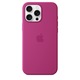 Husa de protectie Apple Silicone Case with MagSafe pentru iPhone 16 Pro Max - Fuchsia