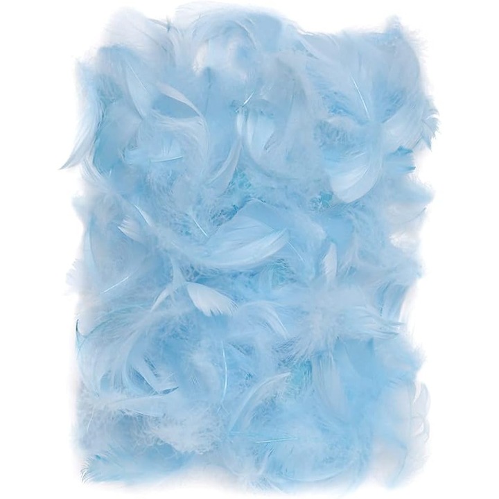 Тръба за конфети, Flippy, модел с пера, 27 cm, Make It Fly, син