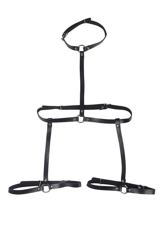 Ham sexy SUBBLIME piele negru, One Size INTL