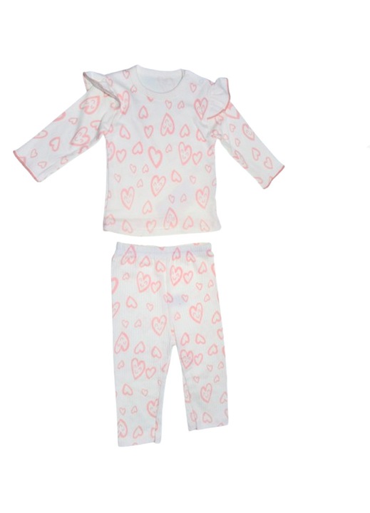 Compleu 2 piese pantaloni si bluza pentru fete Mini Junior SETMJ-38, Roz 112267