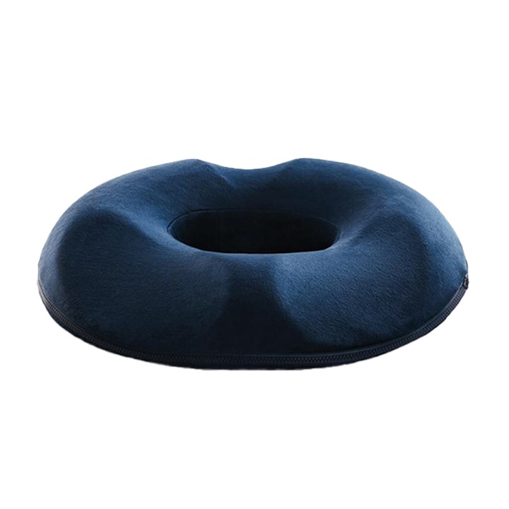 QttvbTna ergonomikus párna, memóriahab, hordozható, fekete