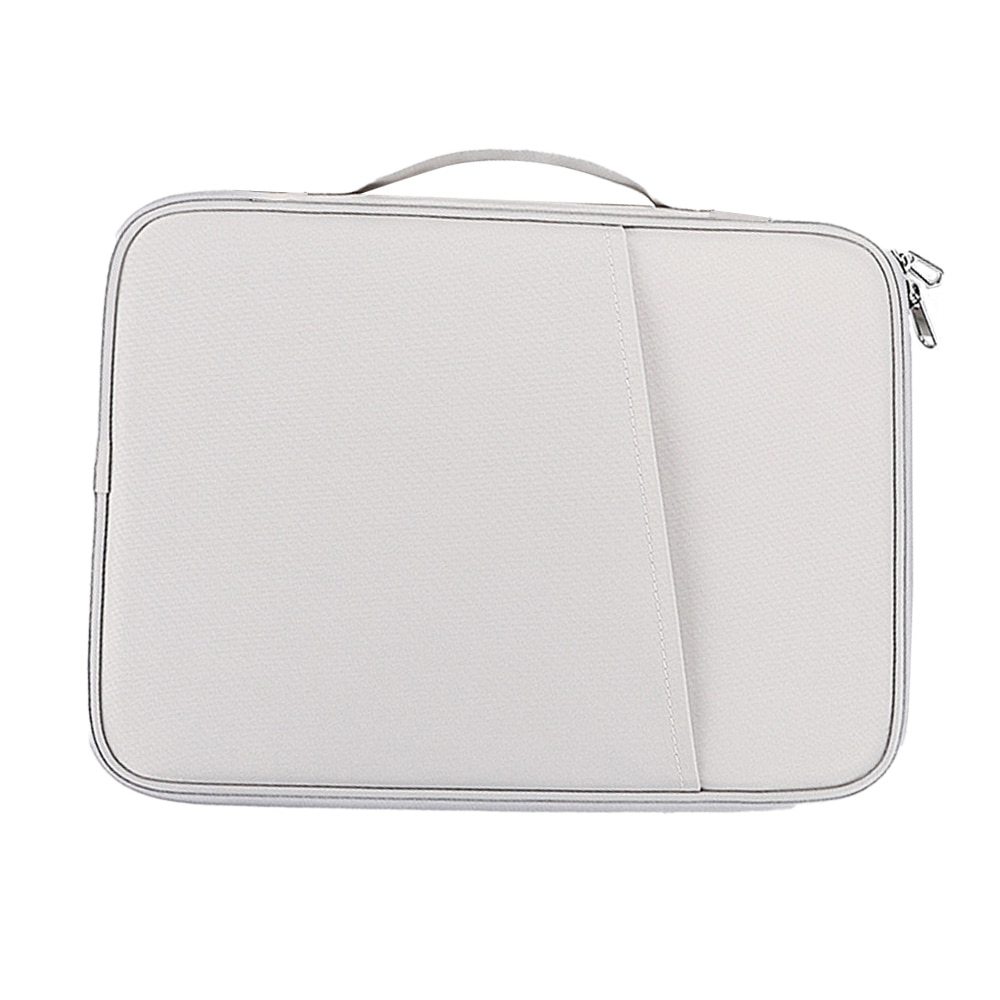 Geanta pentru laptop/tableta BGHYHYHI, 10.8-11 inch, poliester impermeabil, alb