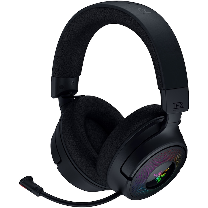 Безжични слушалки Gaming Razer Kraken V4, Razer Chroma™ RGB осветление, Multi-platform, Черен