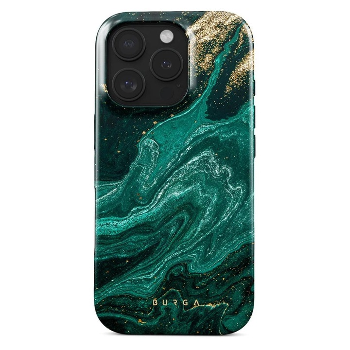 Husa de protectie Burga Dual Layer Emerald Pool pentru iPhone 16 Pro Max