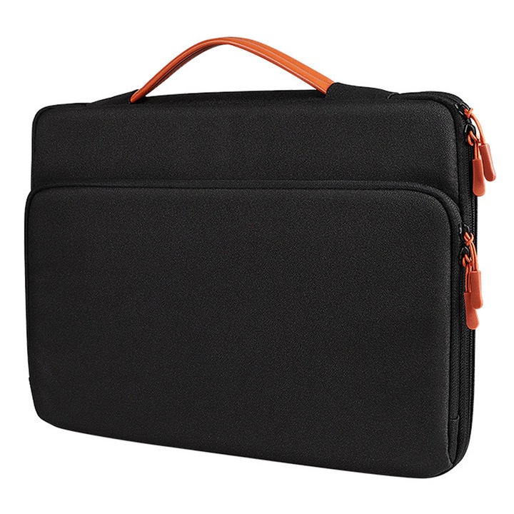 HERUSI laptop táska, poliészter, khaki tengerészkék szürke fekete, 39x28x4.5 cm