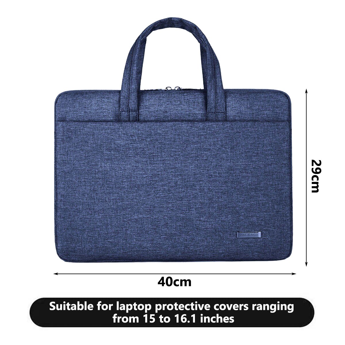 Geanta laptop din panza Oxford, Peysaitr, 35x25x3cm, impermeabila, usoara