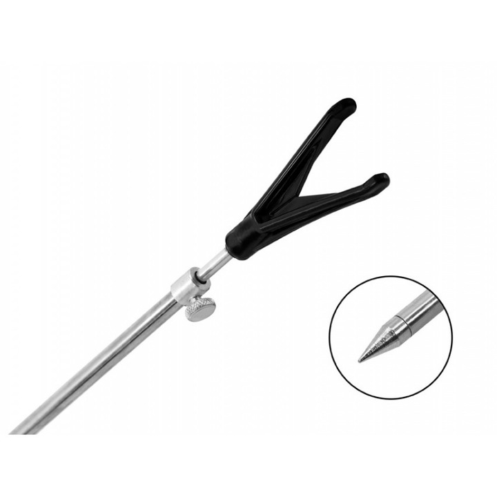 Suport otel telescopic bank stick Delphin, front, 60-100 cm