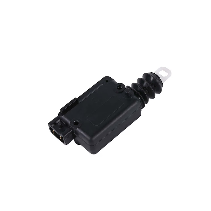 ABS ajtó elektromos működtető / motor, 2 tűs, Dacia/Renault/Logan/Sandero/Dusterhez, fekete