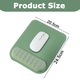 Mouse pad Zeaicos, cu suport pentru incheietura, 24.5x20.5cm, gri argintiu, verde menta, albastru azur