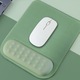 Mouse pad Zeaicos, cu suport pentru incheietura, 24.5x20.5cm, gri argintiu, verde menta, albastru azur