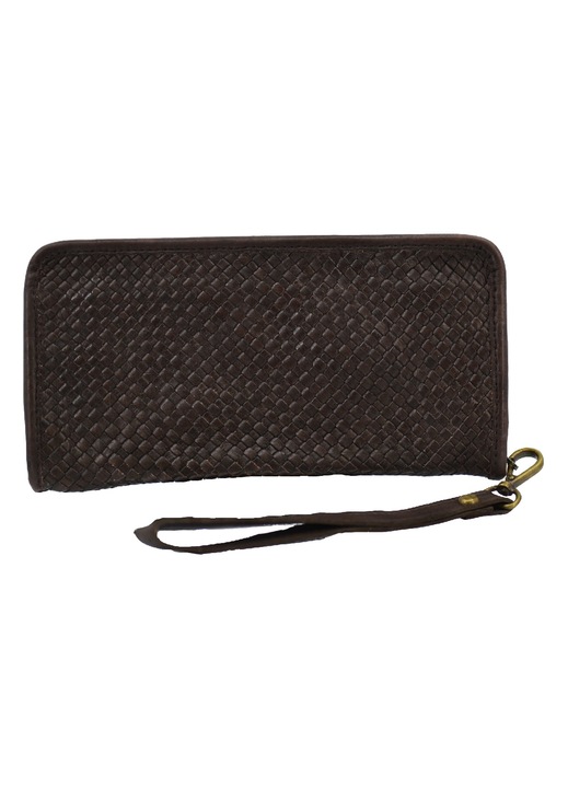 Portofel dama Leather100, model 04-BAG-ILW-88, marime unica, culoare maro