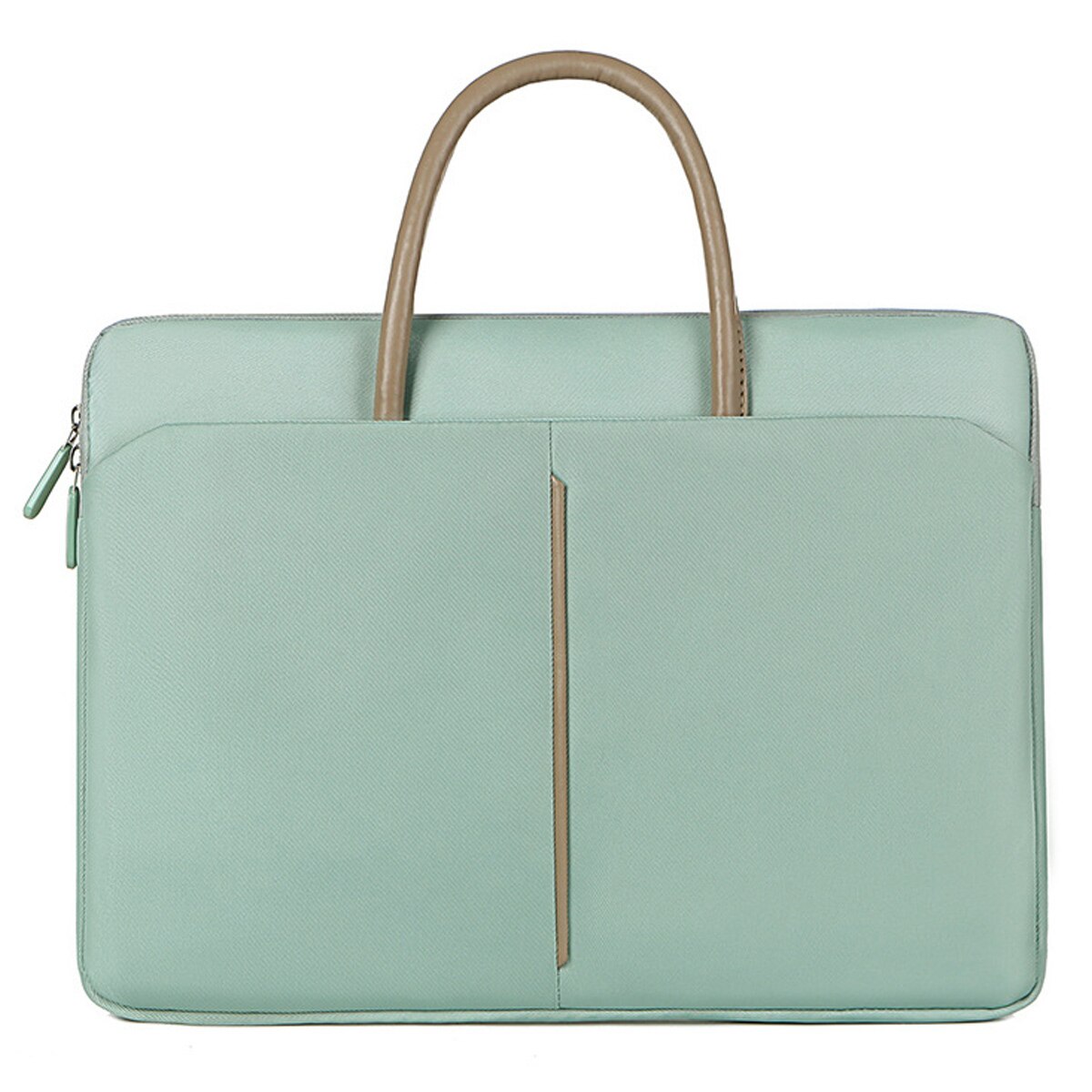 Geanta laptop nylon, roz gri verde negru, 40x4x28cm