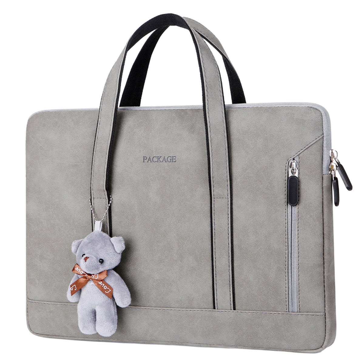 Geanta laptop BGHYHYHI, piele PU, waterproof, 40x29x3.5cm