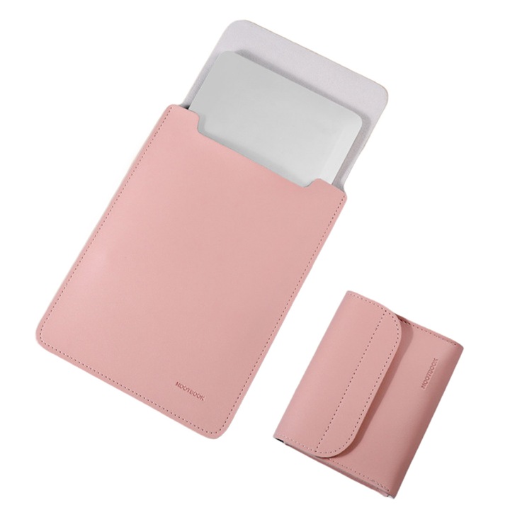 Geanta laptop Zeaicos din piele PU, rezistenta la socuri, 34.5x3x25.5cm, multicolor