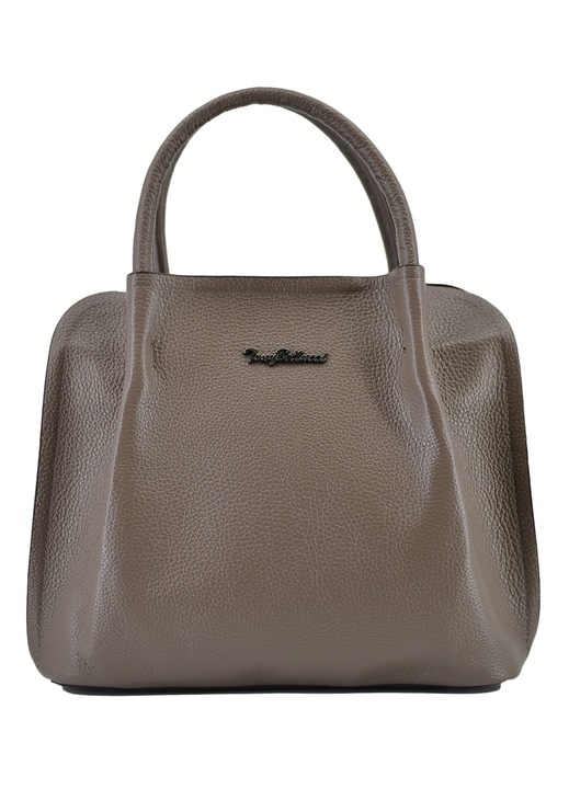 Geanta din piele naturala pentru femei, Leather100, maro