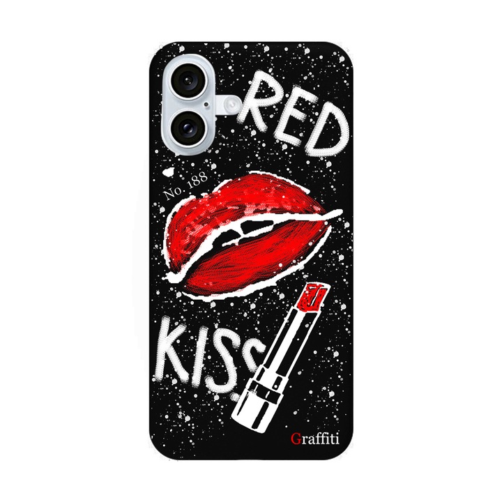 Telefontok iPhone 16 Plus kompatibilis - Graffiti No.188 mintás szilikon tok