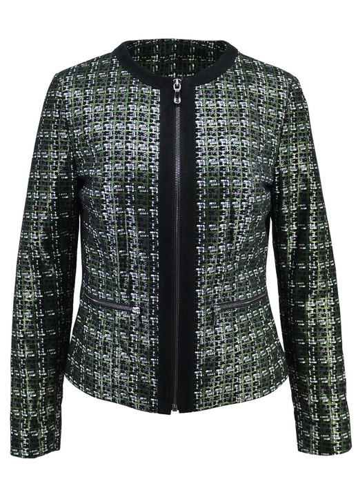 Geaca pentru dama Leather100, 07-WB-014-11573, Piele, Negru