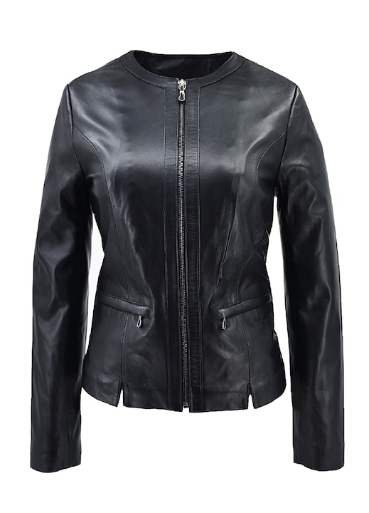 Geaca pentru dama Leather100, 07-WB-014L-10350, Piele, Negru