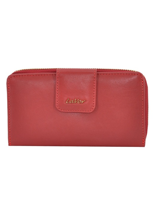 Portofel dama Leather100, cod 29-WALLET-1-6020, rosu, OneSize