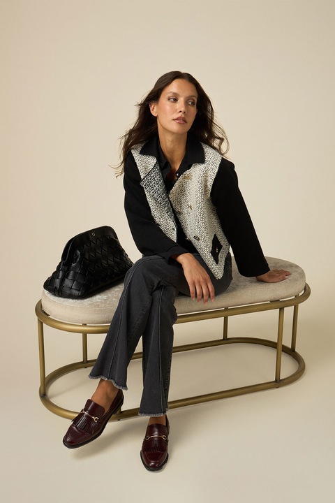 Oltre, Blugi bootcut, Gri antracit