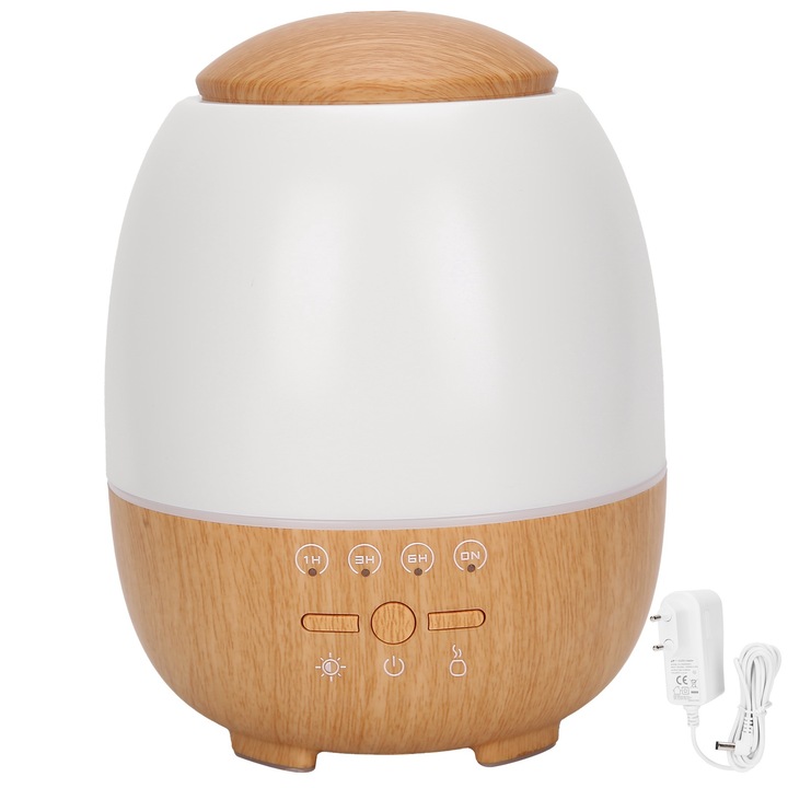 Jormftte párásító, 300 ml, APP vezérlés, 3 LED lámpa, 19x14x14 cm, többszínű