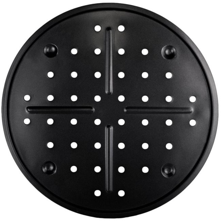 Tava Pizza Neaderenta cu Gauri Neagra 33 cm