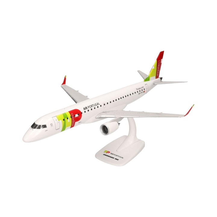 Macheta avion Embraer E195, Tap Air Portugal, scara 1:100, Herpa