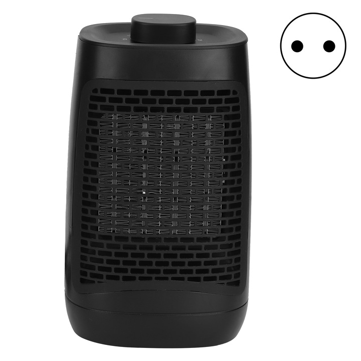 1200 W-os asztali elektromos fűtőventilátor, 3 sebességes hőmérséklet-szabályozású forrólevegő-fúvó, EU csatlakozó, 220 V