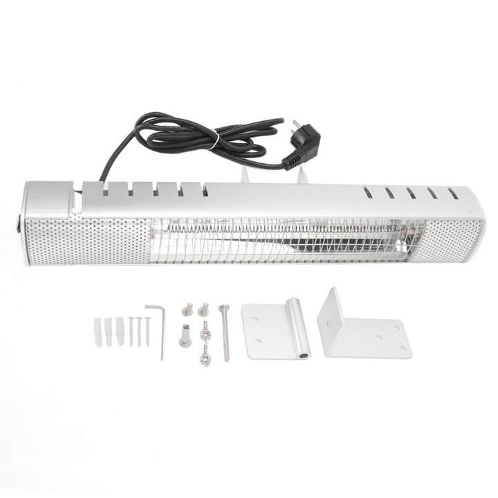 Elektromos hősugárzó, Jormftte, 1000W, vízálló, teraszra, 220 V