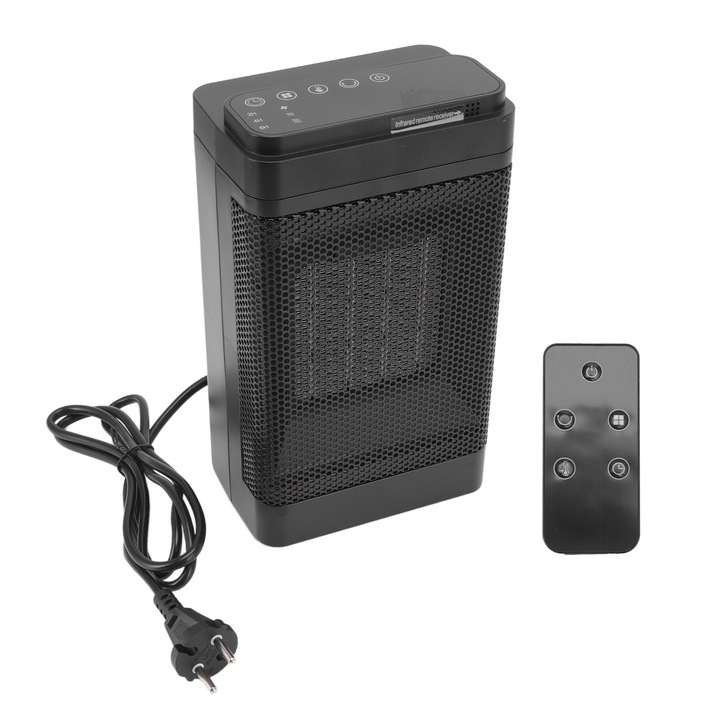 Hősugárzó, Jormftte, 1500W, gyors fűtés, állandó hőmérséklet, elegáns design, 220-250V