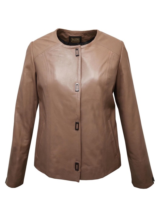 Geaca pentru dama Leather100, 05-W-MOON-7818, Maro