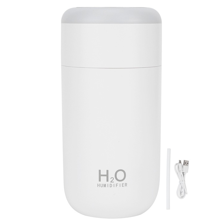 Jormftte 350ml nano párásító, 7 szín, méretei 14.7x6.8x6.8cm