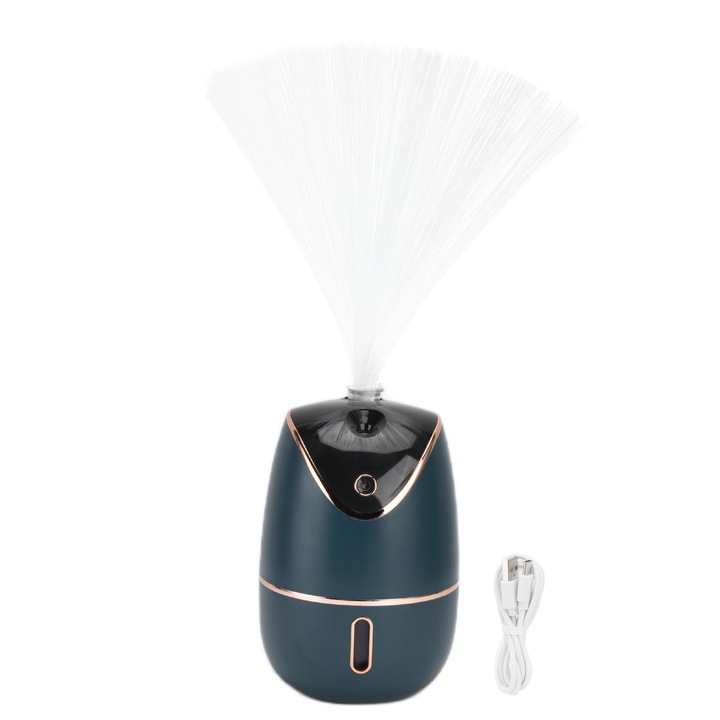 Umidificator mini Jormftte, 200ml, 9x16cm, functionare silentioasa sub 35dB, design din lemn