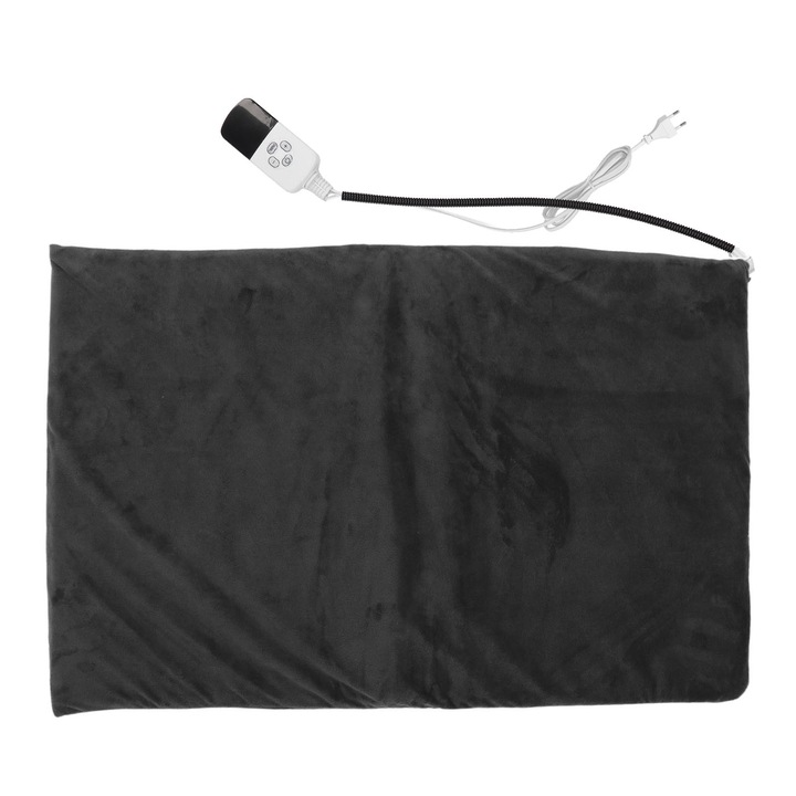 Bizaical електрическо одеяло за животни, PVC, устойчиво на ухапване, 45x70cm, 40W, удебелен дизайн