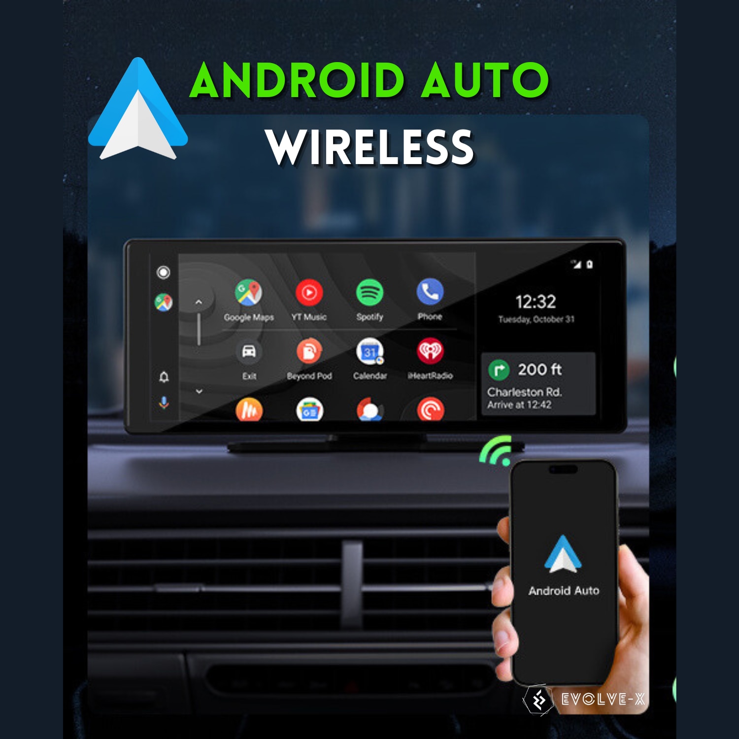 Navigatie Auto Universala Evolve-x®, Display touchscreen 10.26 inch ...