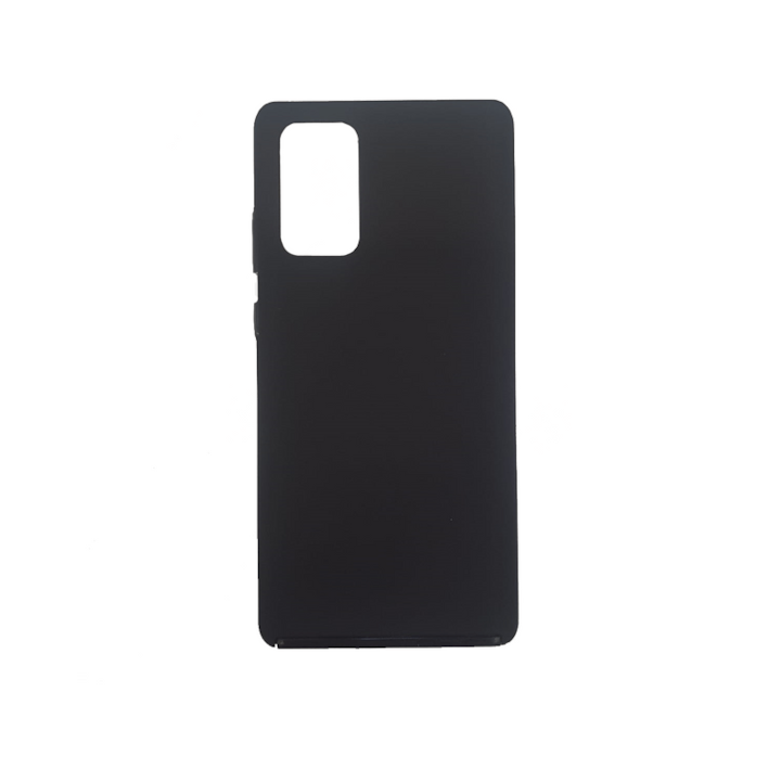 A burkolat kompatibilis a Samsung Galaxy A21 készülékkel, 360 fok, teljes védelem, fekete, atlasz
