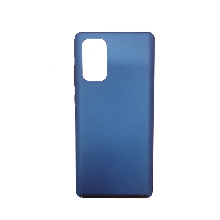 A burkolat kompatibilis a Samsung Galaxy A21 készülékkel, 360 fok, teljes védelem, kék, atlasz