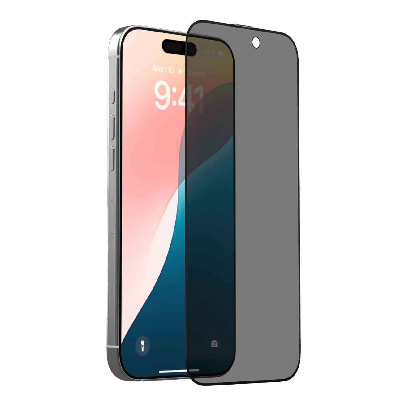 Folie de protectie Devia Sticla Van Series Full Screen Privacy Twice iPhone 16, Negru