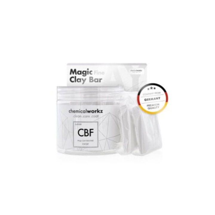 Finom fertőtlenítő agyag Chemicalworkz Magic Clay Bar 2×50g Fehér