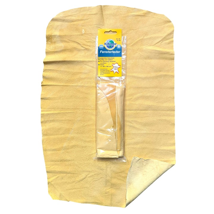 Laveta absorbanta din piele naturala de caprioara chamois leather Filmer pentru uscare auto si uz casnic