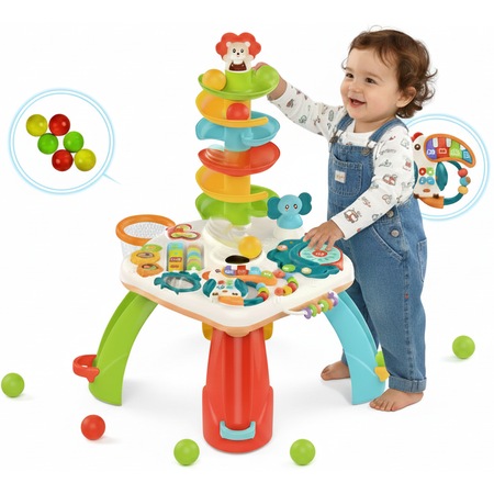 Masuta Multifunctionala de Joaca cu Activitati HappyToucan Indiggo
