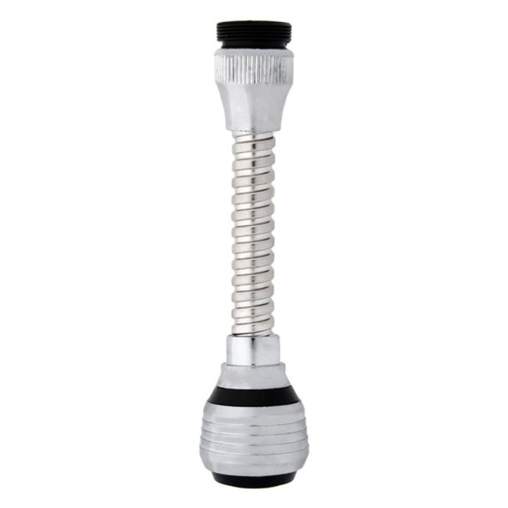 Conector metalic pentru robinet extensibil Antbro®, cu functie de jet sau dus, 15cm