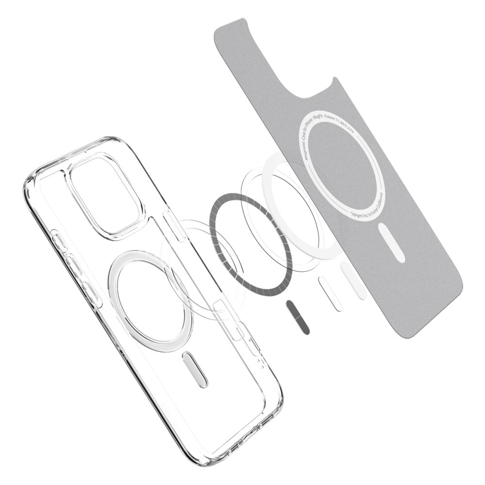 Carcasa Spigen Ultra Hybrid MagSafe compatibila cu iPhone 16 Pro Max White