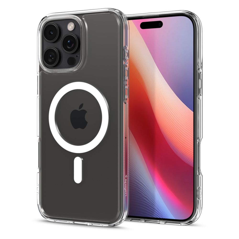 Carcasa Spigen Ultra Hybrid MagSafe compatibila cu iPhone 16 Pro Max White