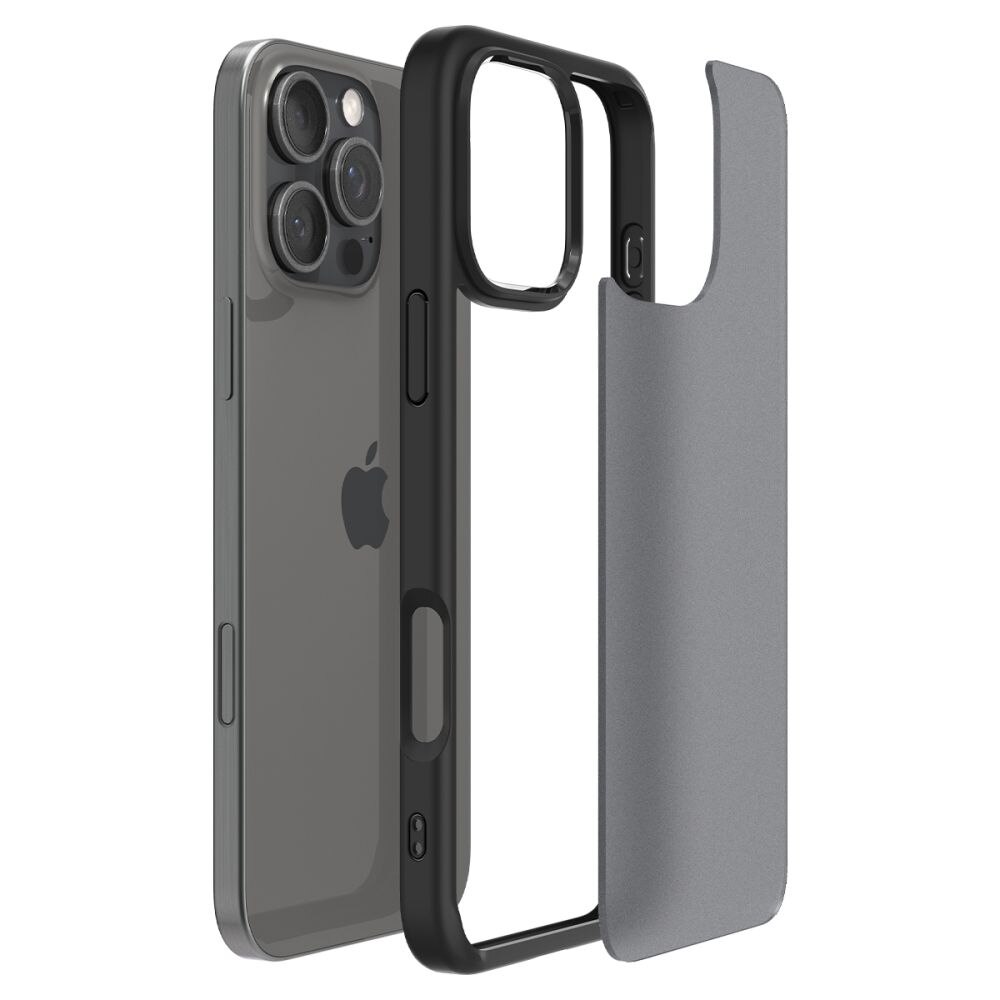 Carcasa Spigen Ultra Hybrid compatibila cu iPhone 16 Pro Max Frost Black