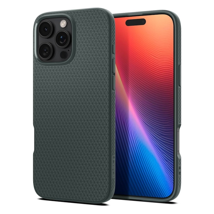 ΠΠ΅ΠΉΡ Π·Π° Apple iPhone 16 Pro Spigen liquid air abyss Π·Π΅Π»Π΅Π½