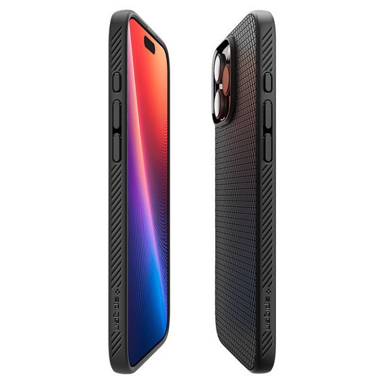 Husa pentru iPhone 16 Pro Max - Spigen Liquid Air - Matte Black