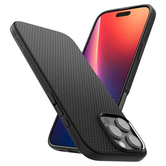 Husa pentru iPhone 16 Pro Max - Spigen Liquid Air - Matte Black